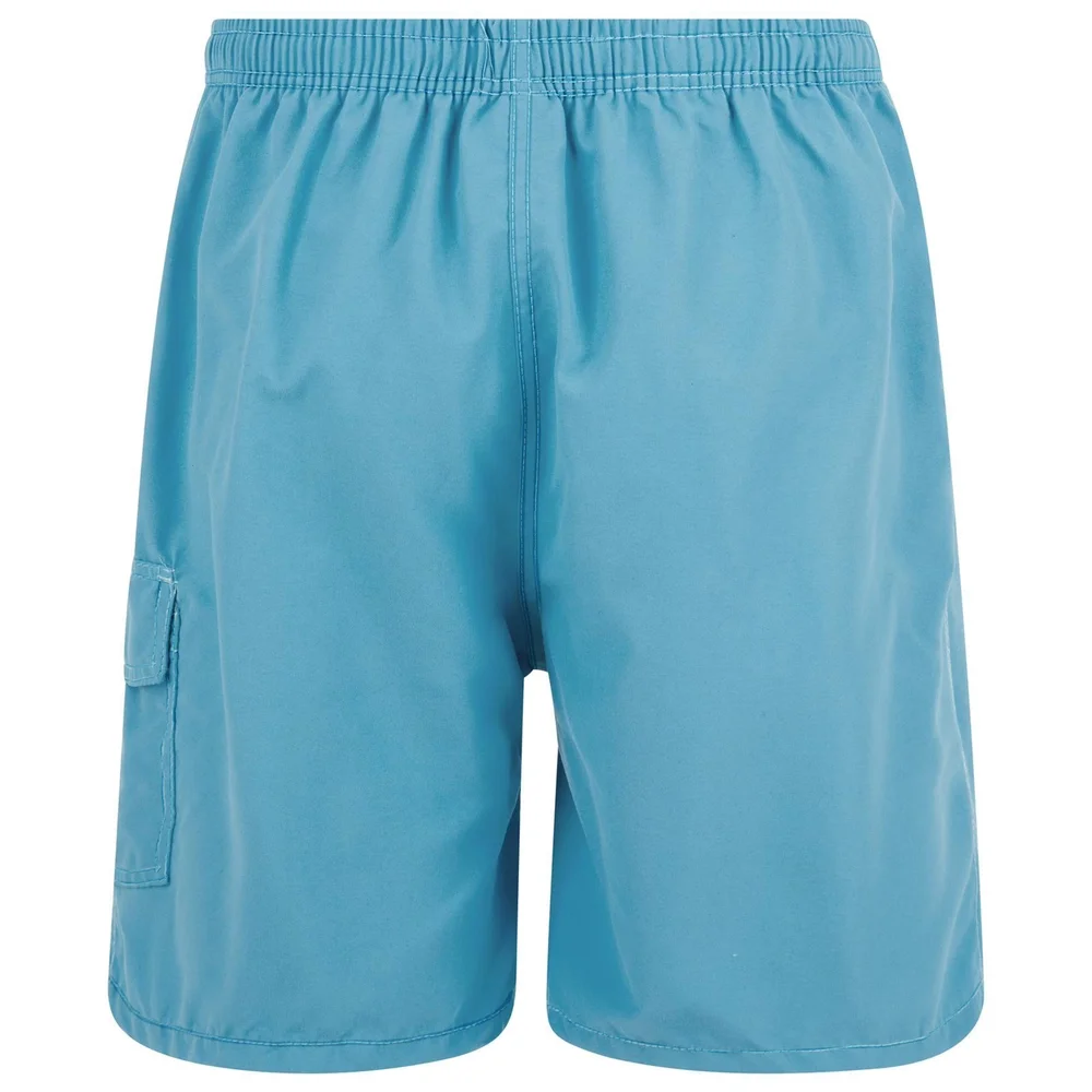 Mens Swim Trunks Adult Male Board Shorts Quick Dry, Cargo Pocket, Sea Foam